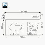 17.2 ป้ายไฟ SLIM 1 หน้า รุ่น XLF-S15N-2A