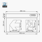 22.2 ป้ายไฟ SLIM 2 หน้า รุ่น XLF-S15R-2A ( REMOTE-SUPPORT )