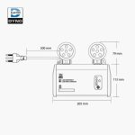 3.1 SA03-003 - ไฟฉุกเฉิน LFG-12P4T (SD)