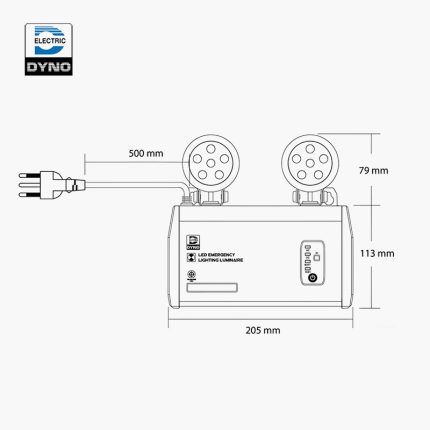 3.1 SA03-003 - ไฟฉุกเฉิน LFG-12P4T (SD)