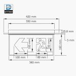 6.2 ป้ายไฟ SLIM 2 หน้า รุ่น XLF-S10N-2D(1142)