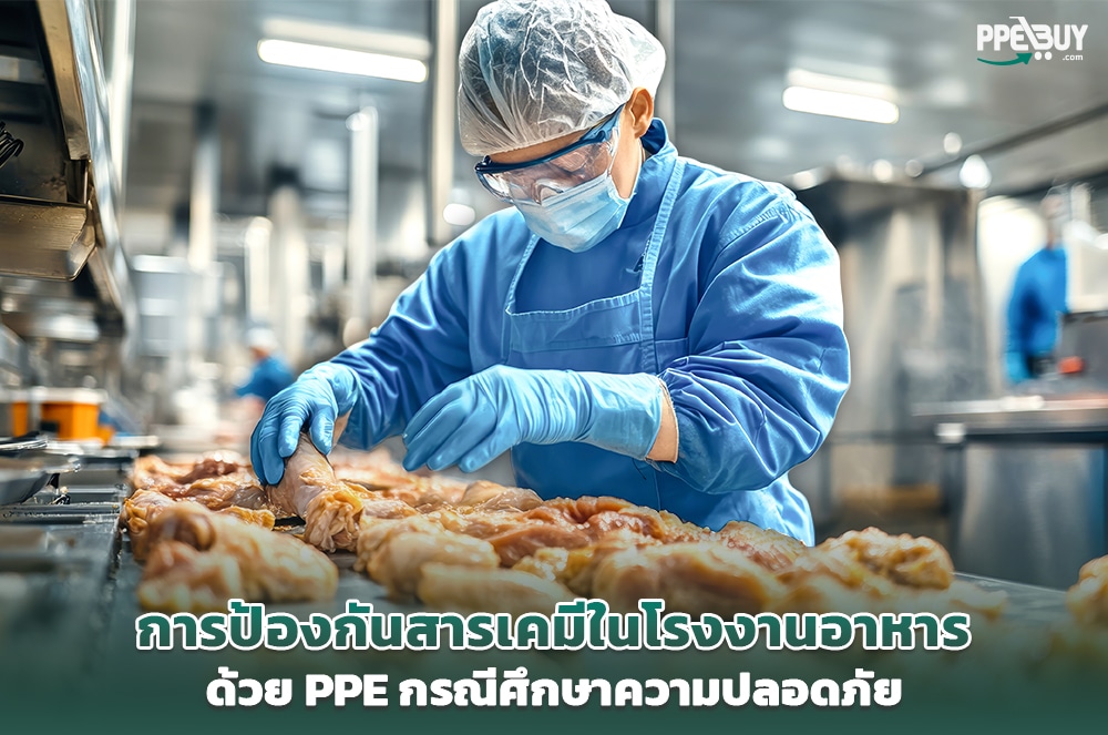 1 การป้องกันสารเคมีในโรงงานอาหารด้วย PPE กรณีศึกษาความปลอดภัย