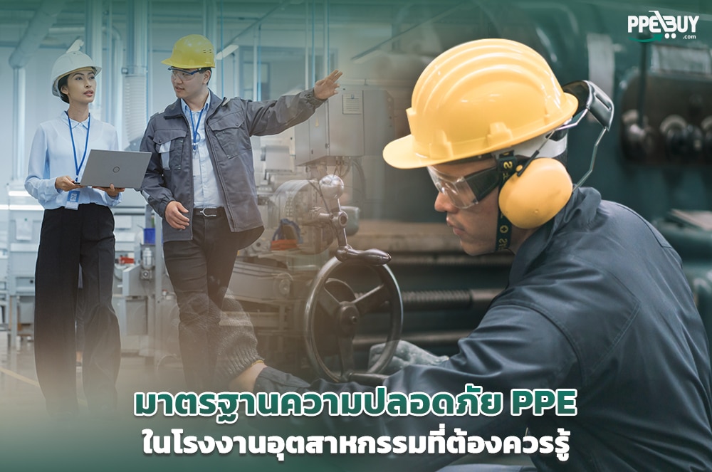 1 มาตรฐานความปลอดภัย PPE ในโรงงานอุตสาหกรรมที่ต้องควรรู้